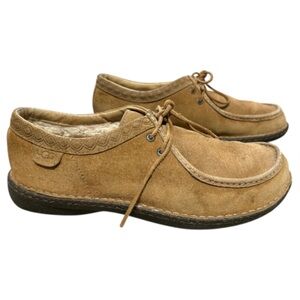 Ugg Men’s Hermosa Moc Toe Lace Up Shearling Moccasins‎ in Tan. Sz 13